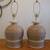 VINTAGE CASUAL LAMPS OF CALIFORNIA INCISED TABLE LAMPS (SET) 2 thumbnail