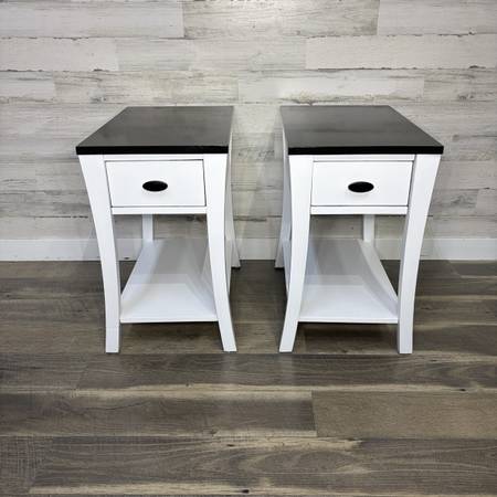 Refinished Nightstands - Set of 2 - delivery available 1