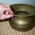 SPITTOON for Chewing Tobacco Spit On Salon Brass Copper Bowl Vintage 4 thumbnail