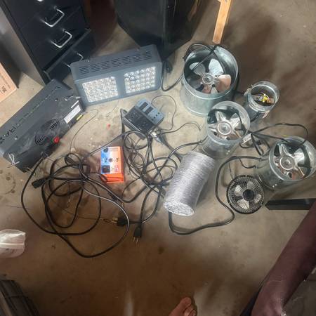 Indoor grow setup 1