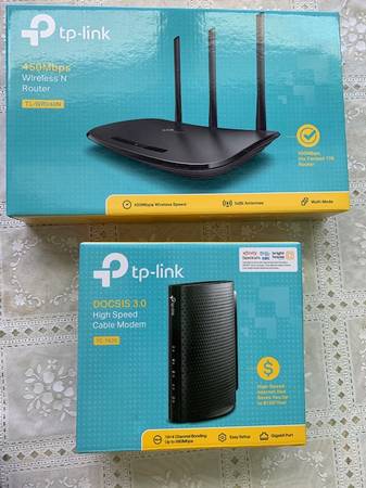 Cable Modem  &  Router 1