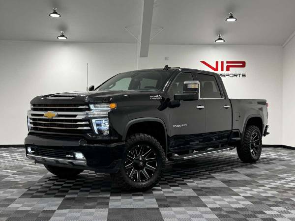 2021 Chevy Chevrolet Silverado 3500HD High Country camioneta negra - $56,988 (LLAME AL 509-293-5854 PARA VER DISPONIBILIDAD)63470421927555123