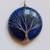 Gemstone lapis pendant. 1 thumbnail