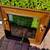 choice oak mirror w/3 brass art noveau hooks 8 thumbnail