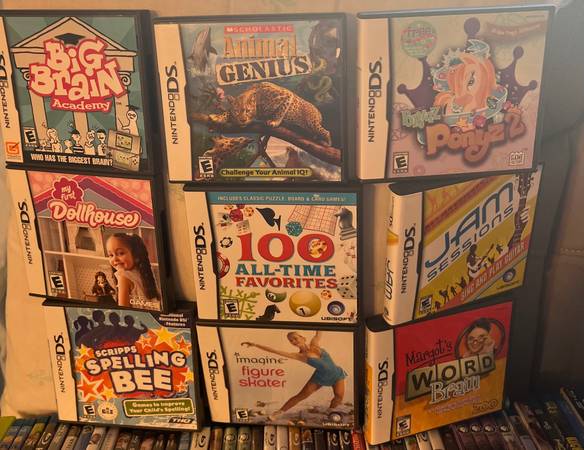 Lot of 9 Nintendo DS Games 1