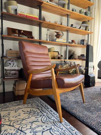 Dwell Studio Hans Leather chair 1