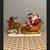 Vintage Christmas Porcelain Santa Figurine - Music Box & Candle Holder 3 thumbnail