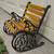 Mini 9" Cast Iron Wood Rocking Park Bench Toy, Doll House 8 thumbnail