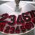 JERSEY NUMBER patches:  white/red AND black/red. both sizes 500+ ** 3 thumbnail