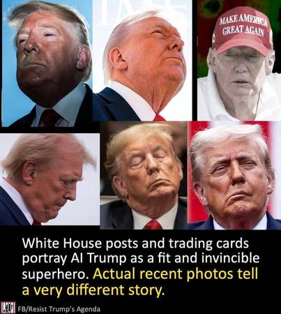 Actual Recient Photos Of Trump Tells A Very Different Story... 1