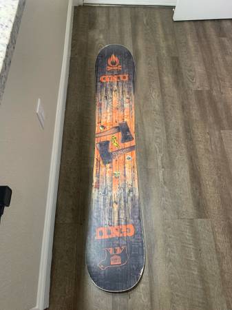 Gnu snowboard size 161 1