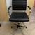 NEW CHROME LEATHER BLACK COUNTER RIBBED STOOL WORK OFFICE NICE CHAIR 1 thumbnail
