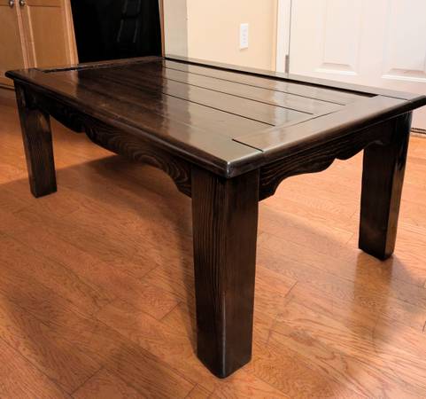 Rustic Mahogany Coffee Table 1