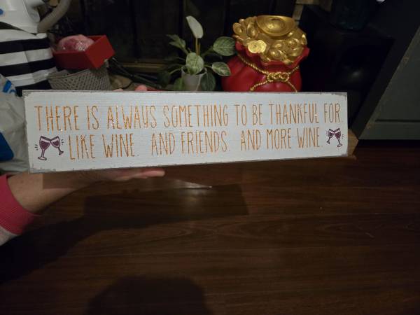Decoration item with inspiring words 1