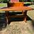 Pine trestle dining table with bench seat 4 thumbnail