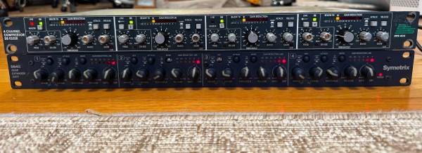 BSS DPR-404 Quad Compressor/De-Esser + Symetrix 564E Quad Expander/Gat 1