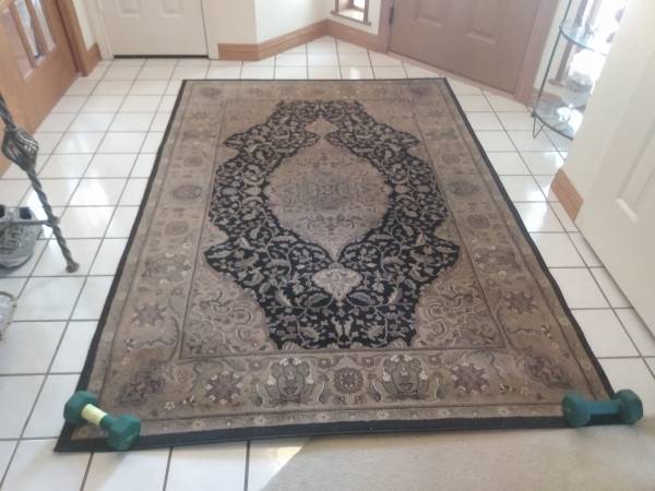 5 x 7 area rug - brown 1