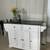 Rolling Kitchen Island With Granite Top ADD INSTANT COUNTER & STORAGE! 13 thumbnail