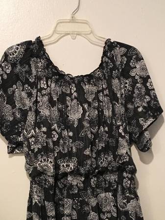 Dress Print White/Blue 1