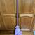 Old straw broom with country purple cover 1 thumbnail