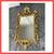 Antique Rococo Scroll Carved Gilt Wood Wall Mirror 3 thumbnail