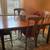 Dining room table and 4 chairs, wakefield 1 thumbnail