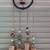 WINDCHIMES IRON HANDMADE OF IRON METAL WOOD ART GLASS STONES AND BEADS 2 thumbnail