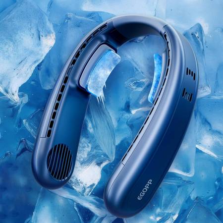 NEW - Neck Fan with Dual Ceramic Cooling Plates 360° 1