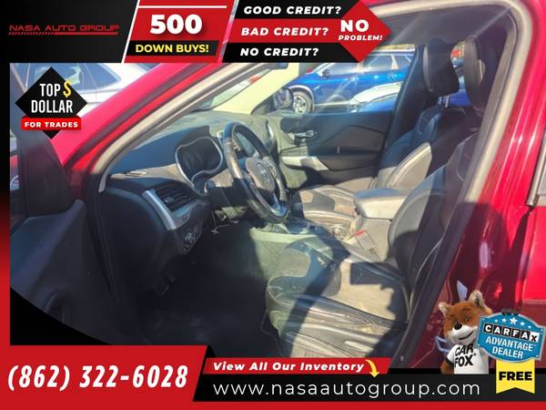 2017 Jeep Cherokee Trailhawk L Plus 4x4 4 x 4 4-x-4 - $8,995 (The price in this ad is the downpayment)63615140598401124