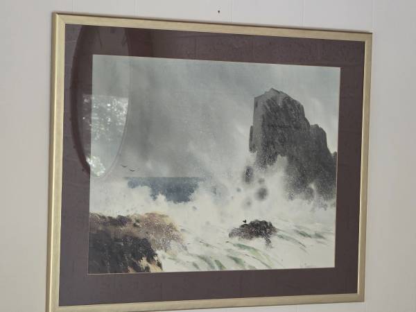 Original tile art signed 1