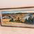 Large Framed Original Watercolor Landscape – Coastal Village Scene 1 thumbnail
