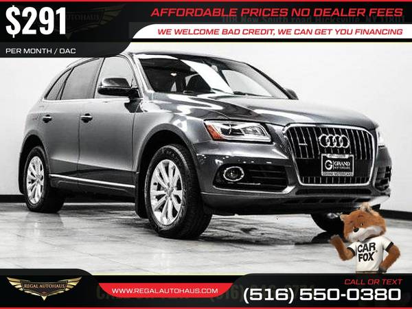 $291/mo - 2016 Audi Q5 Q 5 Q-5 20T Premium Plus 1