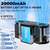 AOJLZF 20000mAh Rechargeable Waist Fan – Clip-On, 4 Speeds, Long Batte 4 thumbnail