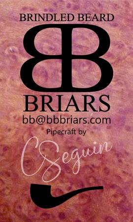 BRINDLED BEARD BRIARS - Handcrafted Briar Tobacco Pipes (Denman) 1