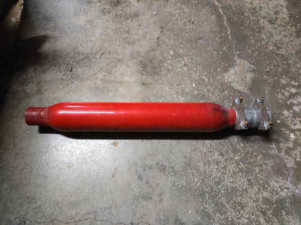 Glasspack muffler 1