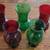 5 Anchor Hocking Red and Green Vases 8 thumbnail