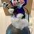ANNALEE HALLOWEEN MOUSE IN PURPLE CARRYING SKULL ON STICK WITH BLACK K 2 thumbnail