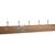 Wooden Wall-Mounted Coat Rack with 5 Metal Hooks 2 thumbnail