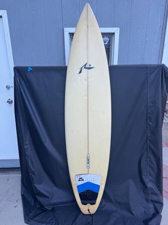 7’2 Rusty Desert Island Big-Guy Thruster Surfboard 1