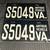 Virginia Antique Black Metal Vehicle License Plate Set 2 thumbnail
