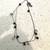 JLO Jennifer Lopez long 42" Necklace with black and rhinestone beads 19 thumbnail