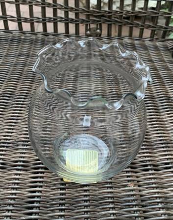 Anchor Hocking® 3355DHR1 Footed 5" Ivy Ball bowl vase New 1