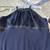 Evening Gown Navy Silk Chiffon  S. 14 NEW 11 thumbnail