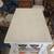 White End Table/Nightstand w/drawer, solid hardwood, metal black pulls 4 thumbnail