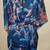 Vintage Mamky Blue Floral 57" Long One Size Fits Most Kimono 1 thumbnail