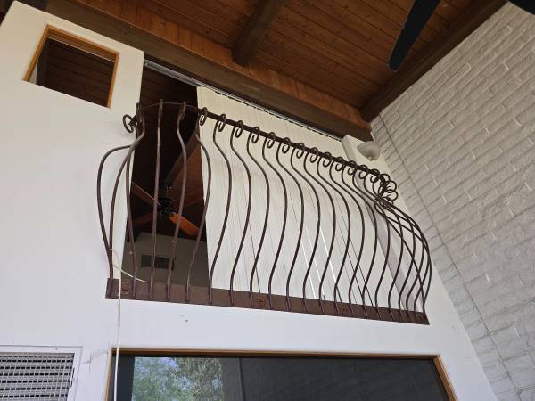 Wrought iron railing 1