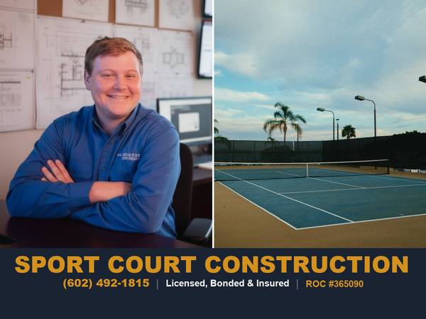 General Contractor Pickleball Court Construction - Tennis Basketball 1