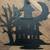 Place & Time Metal Haunted House Silhouette Wall Décor New NWOT 2 thumbnail