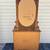 Solid Oak Chest with Oval Table Mirror 14 thumbnail