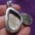 EXCELLENT LARGE MOP MOTHER of PEARL SILVER PENDANT 2 thumbnail